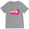 She Wants The D - Dunkin Donuts V-Neck Tee
