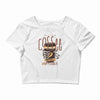 with enough coffee, everything is possible Crop Top