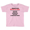 Smartass March Girl Toddler T-shirt