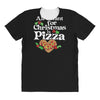 all i want for christmas is pizza All Over Women's T-shirt