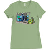 mutant invader Ladies Fitted T-Shirt
