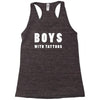 boys with tattoos Racerback Tank