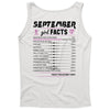 September Girl Facts Virgo Tank Top
