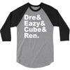dre eazy cube rendre eazy cube ren 3/4 Sleeve Shirt