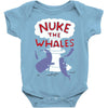 nuke the whales funny Baby Onesie