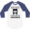 mother trucker doing the school run 3/4 Sleeve Shirt