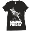 casual friday Ladies Fitted T-Shirt