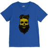 hipster skull V-Neck Tee