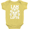 i am the one who lifts Baby Bodysuit