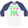 mystery tee shirt random funny cheap t shirt pop culture hipster graph 3/4 Sleeve Shirt