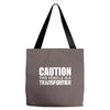 caution this vehicle Tote Bags