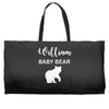 Daddy Bear - Baby Bear Custom Name Weekender Totes