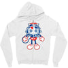 skull bolt Zipper Hoodie