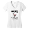 i could give up wine Women's V-Neck T-Shirt