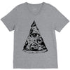 illuminati pizza V-Neck Tee