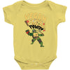 vegan pizza power Baby Bodysuit