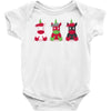 Three Cute But Angry Unicorn Baby Onesie