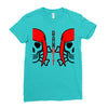 woman prank Ladies Fitted T-Shirt