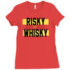 risky after whisky Ladies Fitted T-Shirt