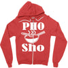 pho sho Zipper Hoodie