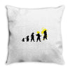 goku evolution (black) Throw Pillow