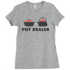pot dealer cooking pot tea pot Ladies Fitted T-Shirt
