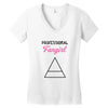 Professional Fangirl Women's V-Neck T-Shirt