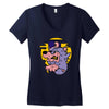 loup de cartoon Women's V-Neck T-Shirt
