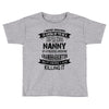 Super Cool Nanny Of A Freaking Awesome Granddaughter Toddler T-shirt