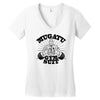 mugatu gym suit Women's V-Neck T-Shirt
