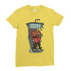delicious aqua teens Ladies Fitted T-Shirt