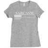 sarcasm loading please wait Ladies Fitted T-Shirt