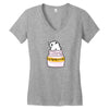 Antidepressant Cat Women's V-Neck T-Shirt