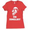 uk jinglist Ladies Fitted T-Shirt