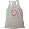 geek love shirt Racerback Tank