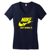 nuke just bomb it Women's V-Neck T-Shirt