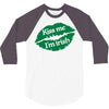 kiss me i am irish 3/4 Sleeve Shirt