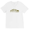 evolution formula lotus funny V-Neck Tee