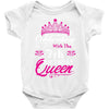 Celebrating With the 7th Birthday Queen Baby Onesie