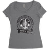 proud navy mom Women's Triblend Scoop T-shirt
