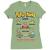 poke nom nom nom Ladies Fitted T-Shirt