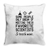 i teach mine science teacher Throw Pillow
