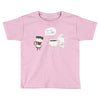 coffee that's always late Toddler T-shirt