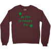 my first st patricks day Crewneck Sweatshirt