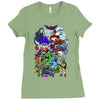i ain't afraid of no ghosts Ladies Fitted T-Shirt