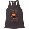 nightmare on kitty street Racerback Tank