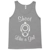 shoot like a girl Tank Top