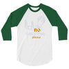no suggestions please 3/4 Sleeve Shirt