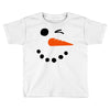 snowman face Toddler T-shirt