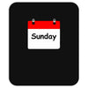 title of day of the week sunday day of the week Mousepad